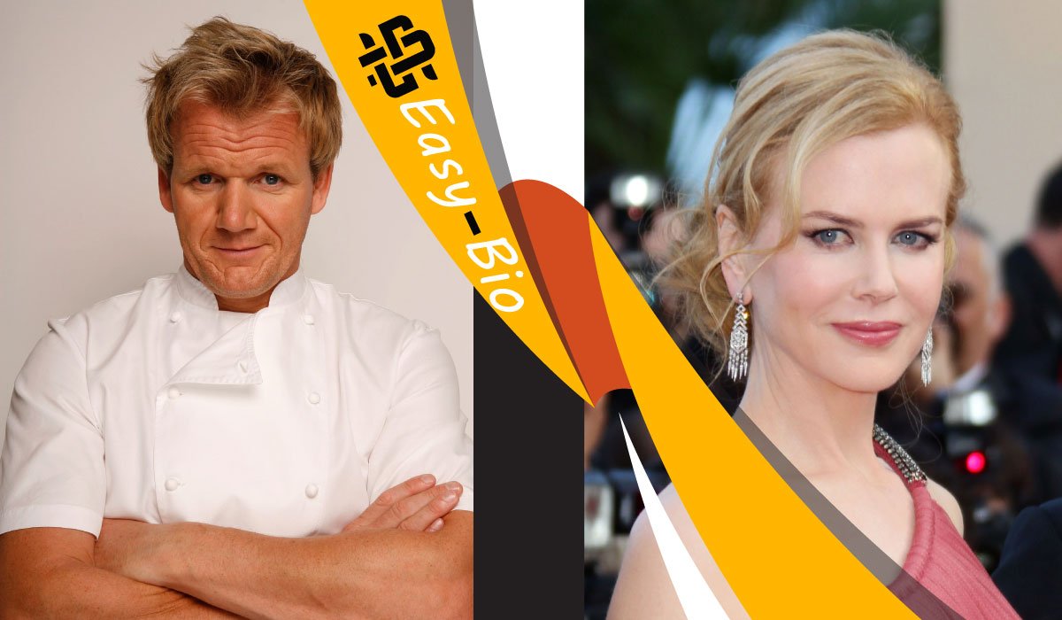 Gordon Ramsay and Nicole Kidman