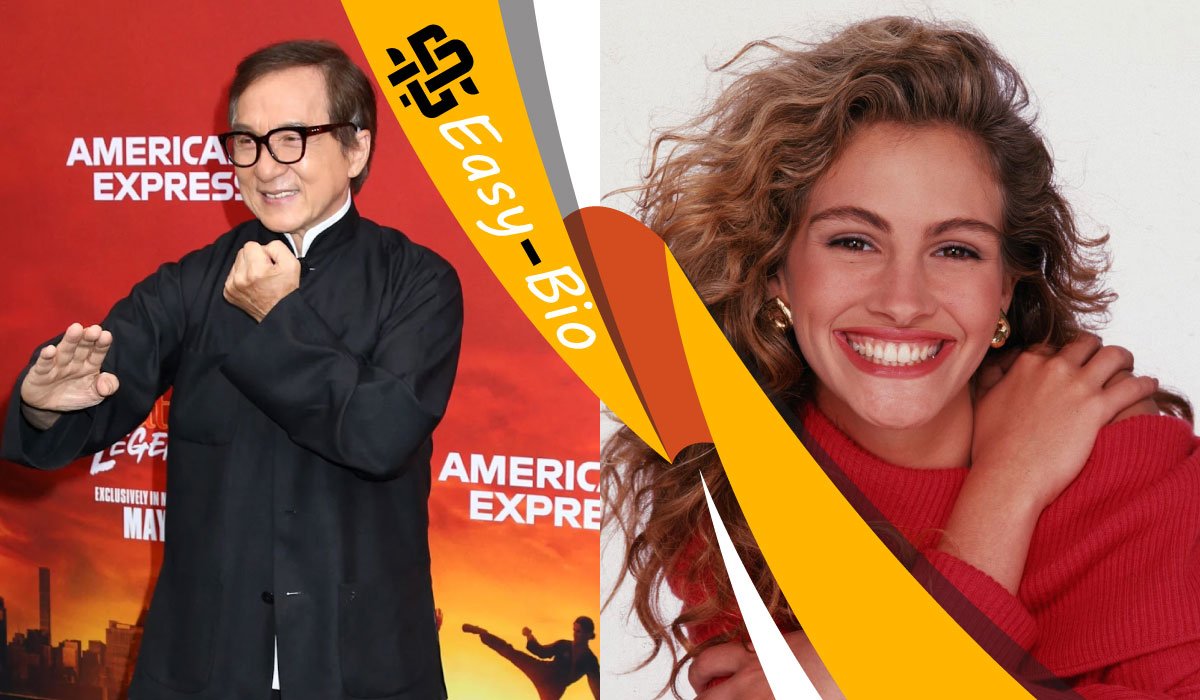 Jackie Chan and Julia Roberts