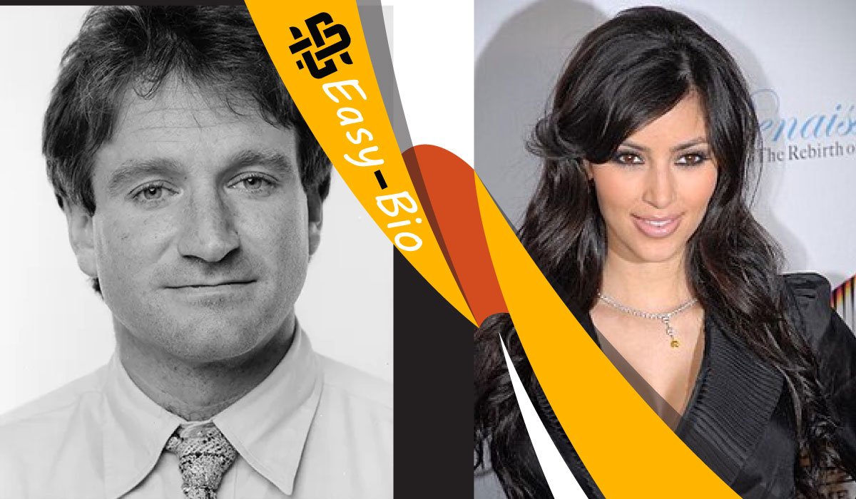Robin Williams and Kim Kardashian