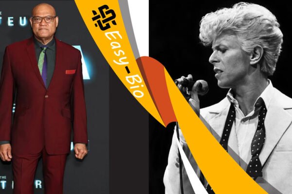 Laurence Fishburne and David Bowie