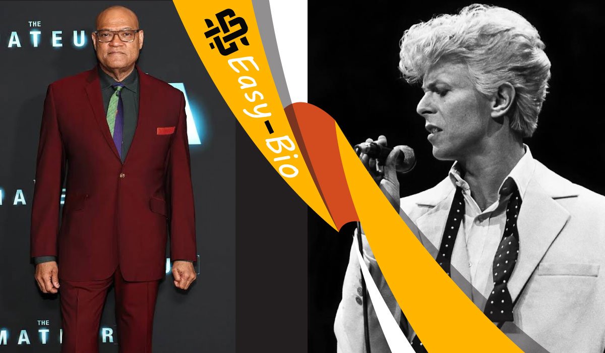 Laurence Fishburne and David Bowie