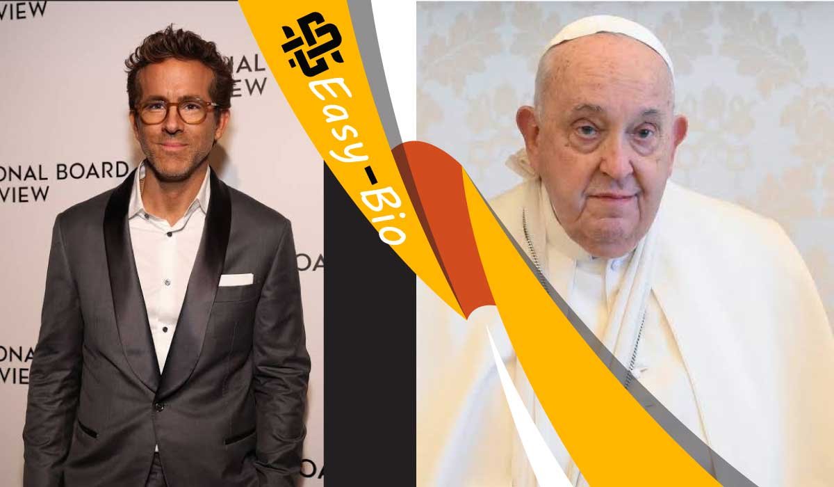 Ryan Reynolds and Pope Francis