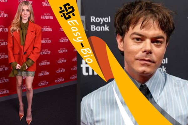 Natalia Dyer and Charlie Heaton