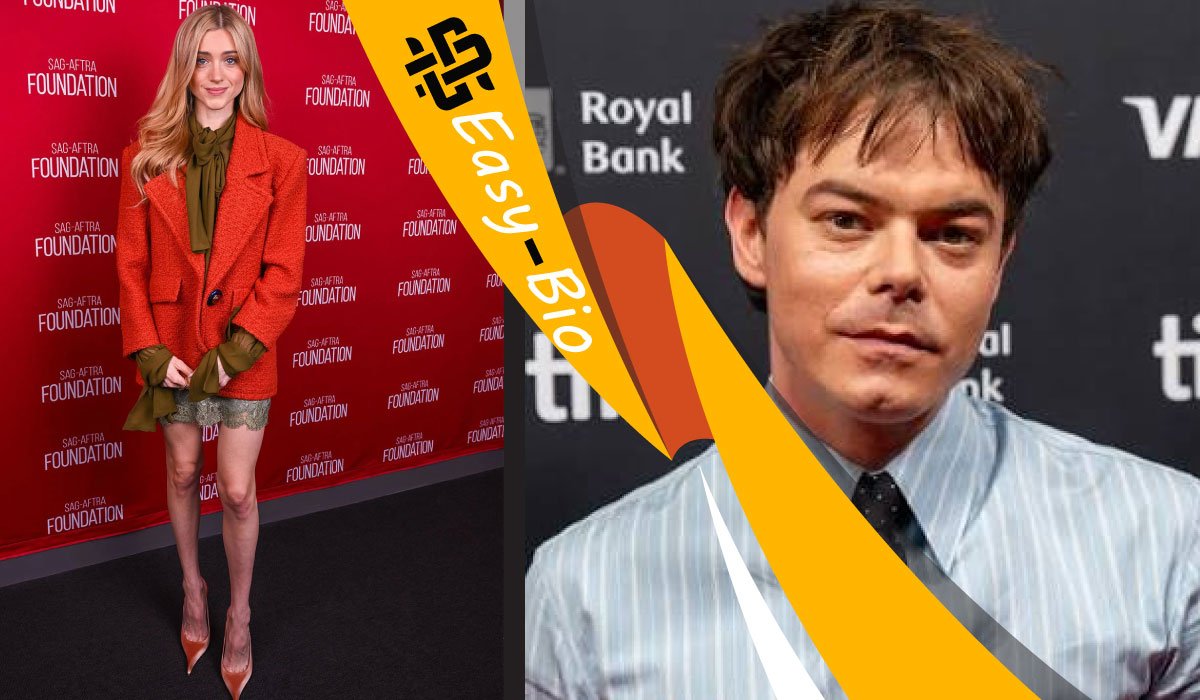 Natalia Dyer and Charlie Heaton